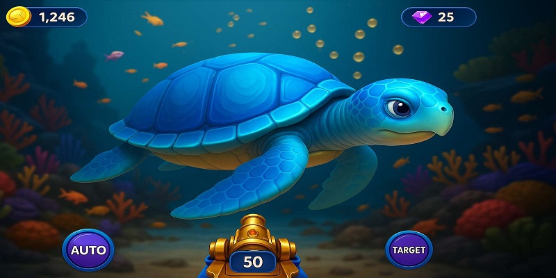 Boss rùa xanh – mục tiêu săn thưởng giá trị nhất trong game bắn cá