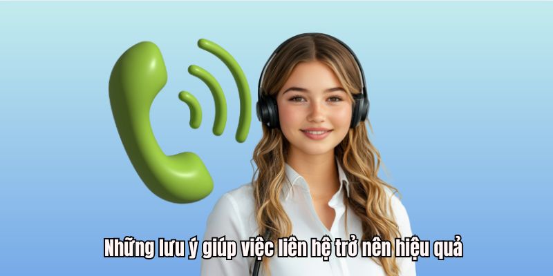 Những lưu ý giúp việc liên hệ trở nên hiệu quả